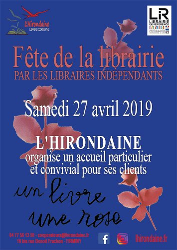 librairie hirondaine firminy Fete librairie indépendante 2019