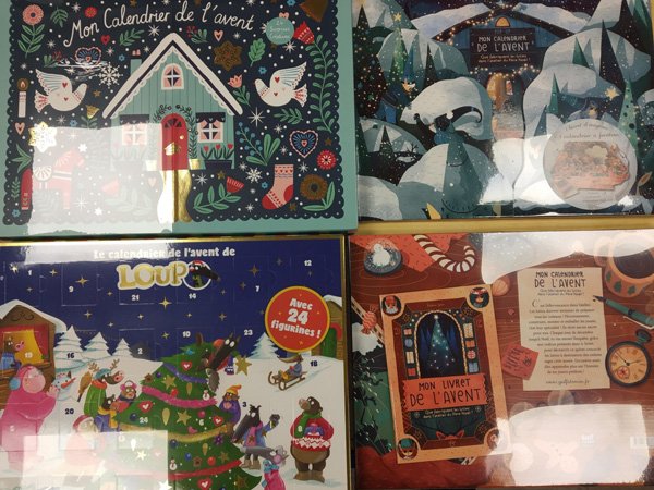 Les calendriers de l’avent!