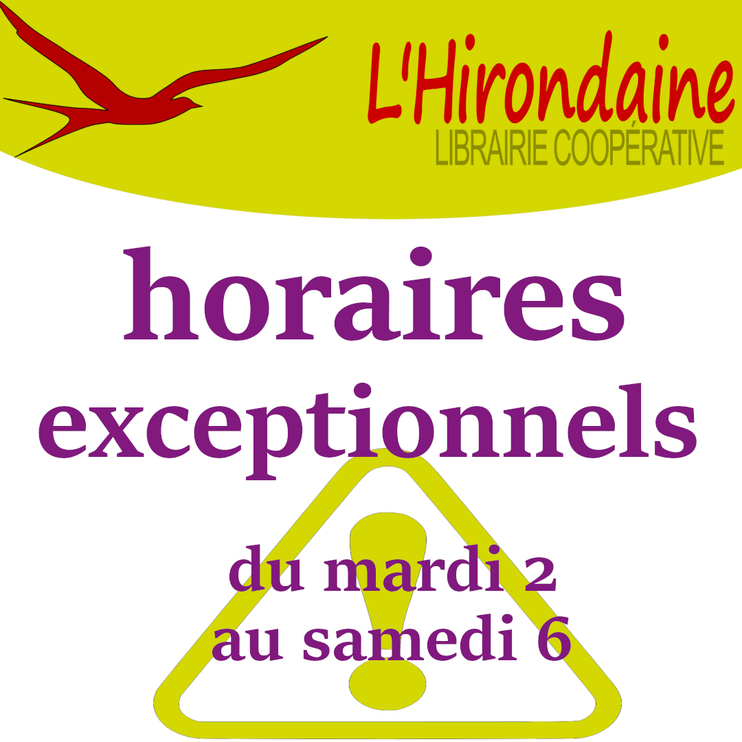 horaires exceptionnels du 2 au 6 mai