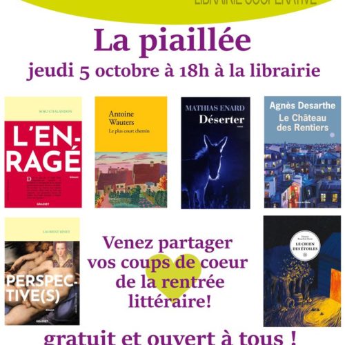 librairie l'hirondaine coopérative firminy rdv piaillee