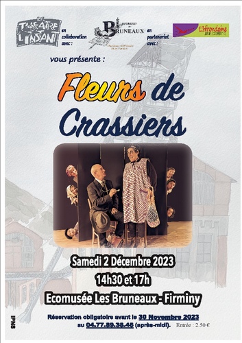 Librairie-hirondaine-Firminy-Théâtre Fleurs de Crassiers- Ste Barbe - 2023 - décembre