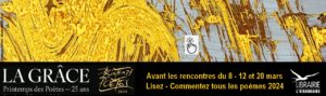 Librairie-L'Hirondaine-Firminy-Printemps des poètes 2024-Bandeau Lisez et commentez