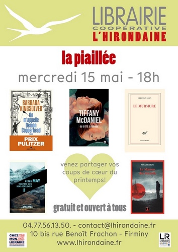 Librairie-L'Hirondaine-Firminy- piaillée- mai2024