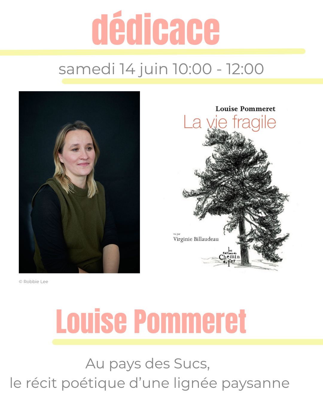 Louise Pommeret en dédicace