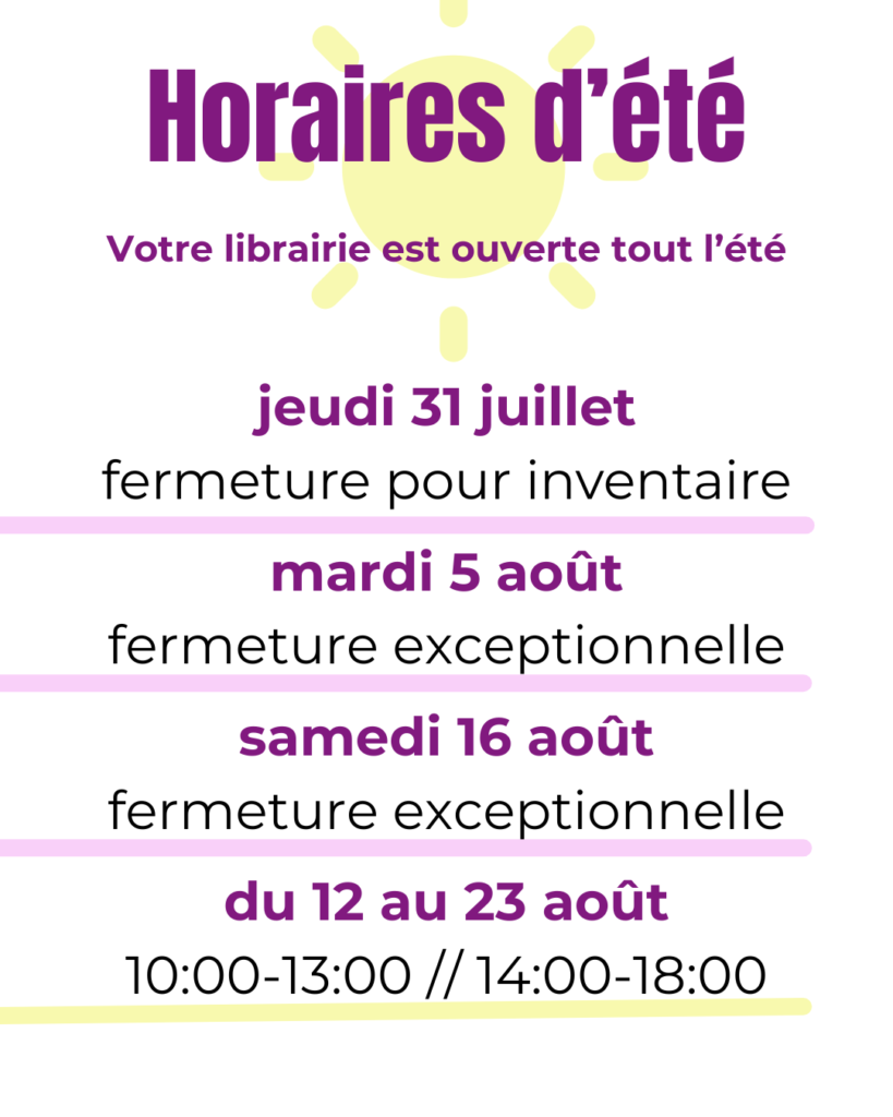 horaires d'été à l'hirondaine